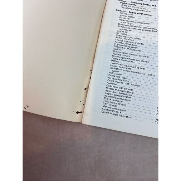 Vintage Ford 1982 Light Truck Econoline Bronco do-it-yourself service guide - Picture 4 of 8